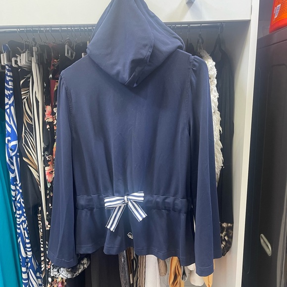 Nautical Zipper Drawstring Hoodie by BNW - Picture 4 of 10